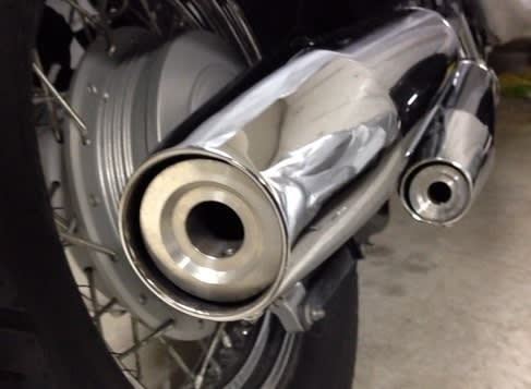 純正マフラー改造 - DRAGSTAR 400 純正マフラー改造 - DRAGSTAR 400