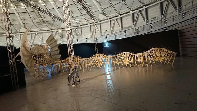 テオ・ヤンセン展で買った組み立てキット - ささやかな幸せ