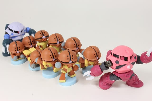 ♯Jkf13Mzアッガイがかわいいだけ全7種SDガンダムワールド