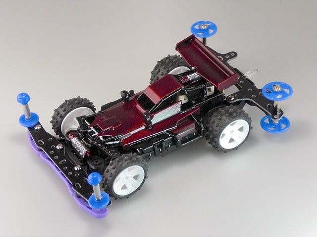 □ミニ四駆 塗装過程3 ホットショットJr. #mini4wd - あんた