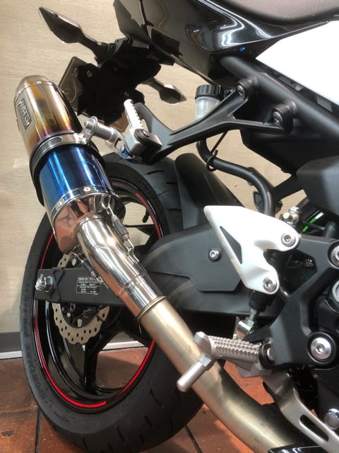 2021/5/27◇Ninja400に!「WR'S」SS-OVALスリップオン装着 2021/5/27◇Ninja400に!「WR'S」SS-OVALスリップオン装着