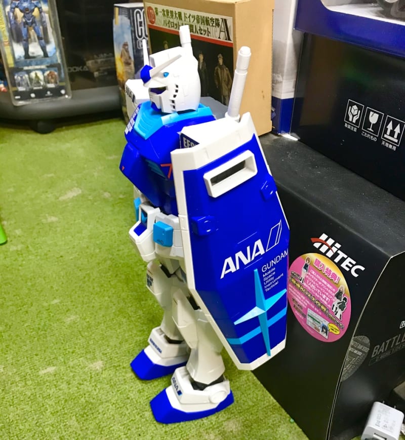 1番デカいガンプラと1番？小さいガンプラ。1／48メガサイズ ANA