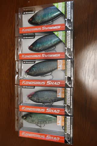 Megabass - 新品　コノシラススイマー・シャッド2点セット 爆裂必至！コノシラスシャッド＆コノシラススイマーメガバスプロ