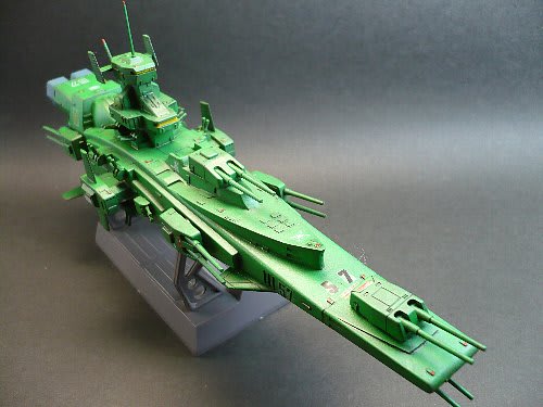 ガンプラ 旧キット 1/1200 マゼラン製作③ ついに完成しました