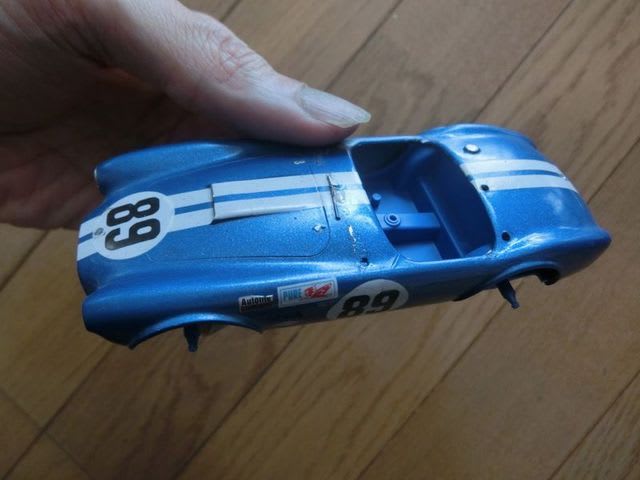 1/32 60年代レベルスロットボディ改造 ACコブラ289ルマンハード
