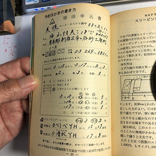 昔のユースホステル・ハンドブックはタイムマシーン - 放浪の