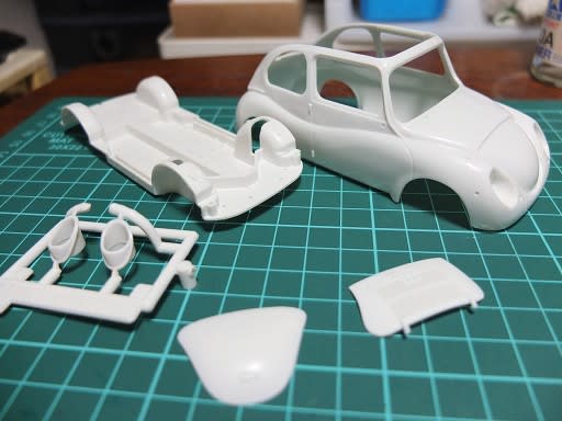 スバル360製作記1 - カーモデルとエレクラ