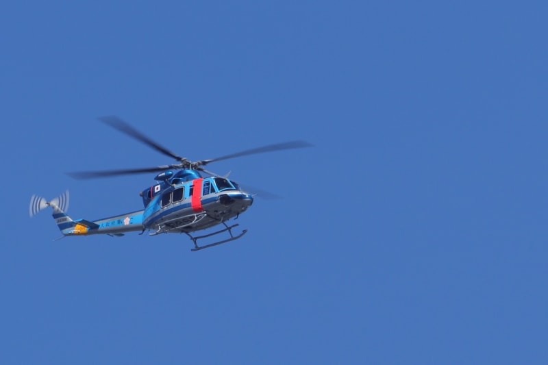 警察ヘリコプター 千葉県警 JA93CP BK117C-2 成田空港 2024年1月5日