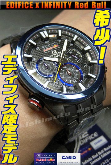 正規品得価CASIO カシオ EDIFICE エディフィス EFR-537RBK-1AJR クォーツ 腕時計 EDIFICE