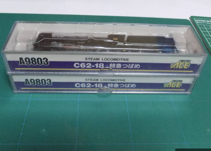 MICROACEの A9804 C62（はと）と、A9803 C62（下がり