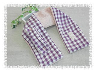 作り方 ・ キッズマフラー * - hand made BLUE GREEN