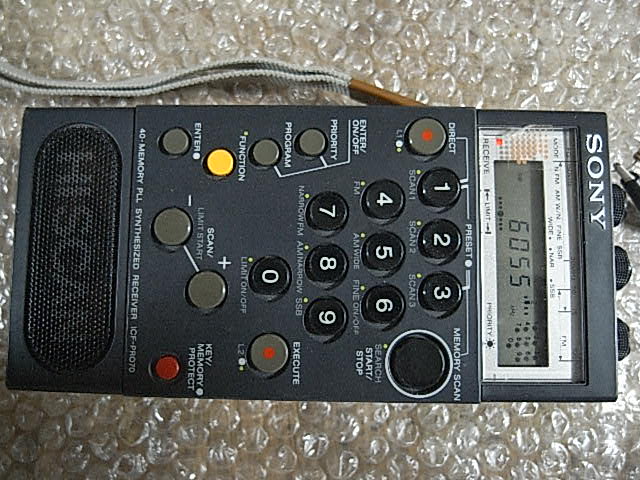 SONY, ICF-PRO70 - テレビ修理-頑固親父の修理日記 SONY, ICF-PRO70 - テレビ修理-頑固親父の修理日記