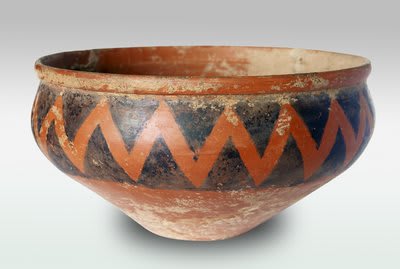 彩陶，中国，纪元前，古董，インテリア，陶器 （新华全媒头条