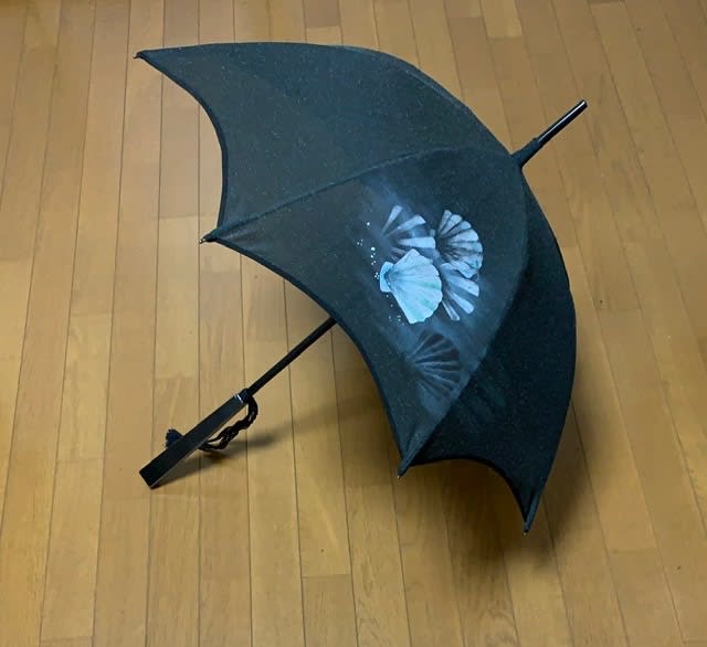 手描き友禅 貝合わせ、の日傘」 - Madame Miekoの、優遊自適