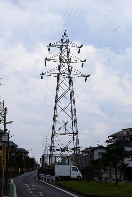 2017年07月に撮影した送電鉄塔 - 80k700m タイトルはまだ考えて