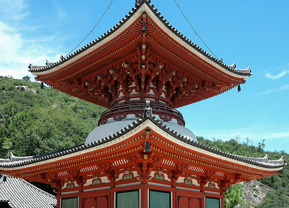 銀製 古鏡作 国宝浄土寺多宝塔 栞付 仏像 置物 縁起物 銀製 古鏡作 国宝浄土寺多宝塔 栞付 仏像 置物 縁起物 置物