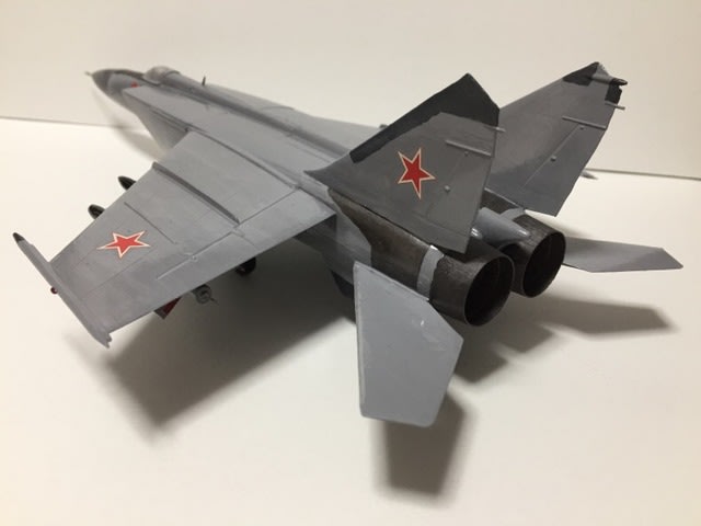 完成】ハセガワ 1/72 D4 MiG-25P(フォックスバットA) - 栗田艦隊 完成】ハセガワ 1/72 D4 MiG-25P(フォックスバットA) - 栗田艦隊