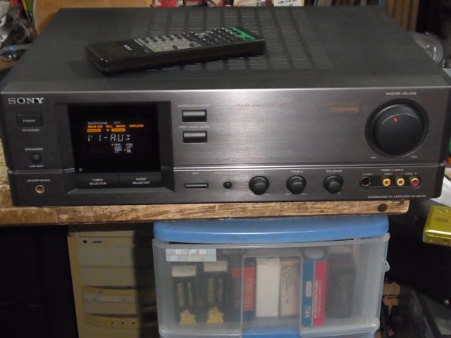 SONY, TA-AV570 Integrated AV Amplifier - テレビ修理-頑固親父 SONY, TA-AV570 Integrated AV Amplifier - テレビ修理-頑固親父