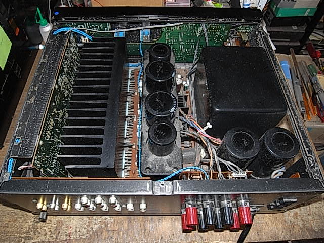 SONY, TA-F555ESR Integrated Stereo Amplifier - テレビ修理-頑固親父 