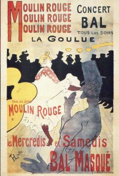 ロートレック リトグラフ 悦楽の女王 ロートレックの視点を