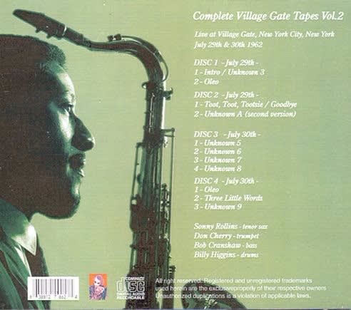 Sonny Rollins 1962 - Jahkingのエサ箱猟盤日記 Sonny Rollins 1962 - Jahkingのエサ箱猟盤日記