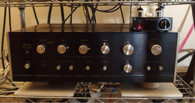 Sansui au-666に真空管プリアンプFX-01を導入 - 自称・へっぽこ Sansui au-666に真空管プリアンプFX-01を導入 - 自称・へっぽこ