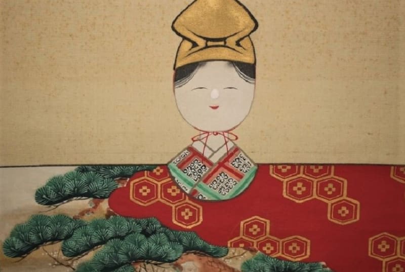 氏素性の解らぬ作品 紙雛 伝上村松園筆 & 鈴木松年筆 - 夜噺 氏素性の解らぬ作品 紙雛 伝上村松園筆 & 鈴木松年筆 - 夜噺