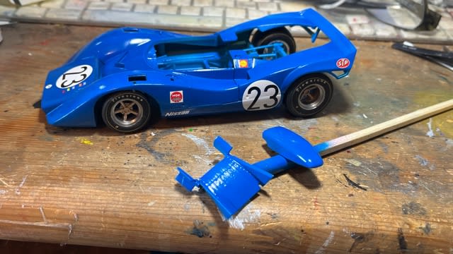 エブロ1/24 3dプリントキット 日産R382日本GP 高橋国光/都平健二