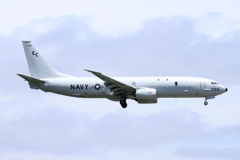 米海軍 対潜哨戒機 「 P-8A 」 ( VP-8 / LC-755 168755 ) 7/6 米海軍 対潜哨戒機 「 P-8A 」 ( VP-8 / LC-755 168755 ) 7/6