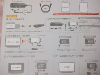 PSP用接続ケーブル『フル画面プレイHDMI』レポート - 夢のあと