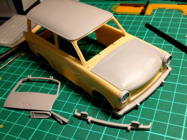 カーモデルをつくる（1/24 トラバント）その2（完成） - 工場長