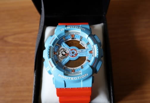 G-SHOCK 110NC-2AJF ハイパーカラーズ 「 ブルー・オレンジ