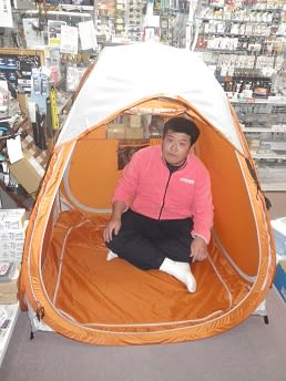 クイック連結テント!!! - 松田克久のワカサギ・鮎スパーク天国 クイック連結テント!!! - 松田克久のワカサギ・鮎スパーク天国