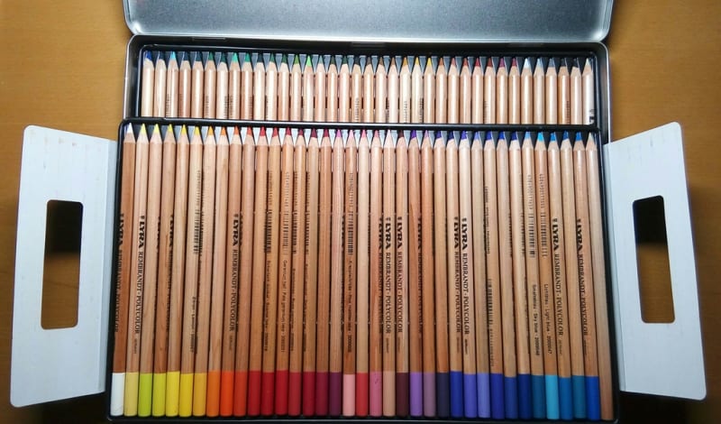 LYRA リラ・レンブラントポリカラー高級耐水性色鉛筆 72色セットを買い 