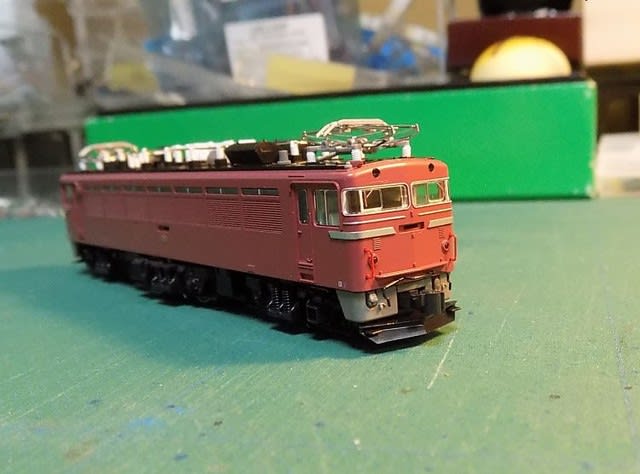 KATOの3064-2 EF80 1次形(ヒサシなし)が入線しました KATOの3064-2 EF80 1次形(ヒサシなし)が入線しました