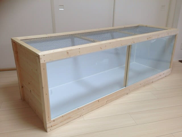 十六夜様専用 爬虫類木製ケージ 手作り爬虫類木製ゲージ