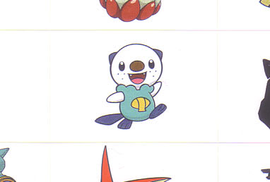 JR北海道ポケモン調査隊2011 調査シール ビクティニジャンボ