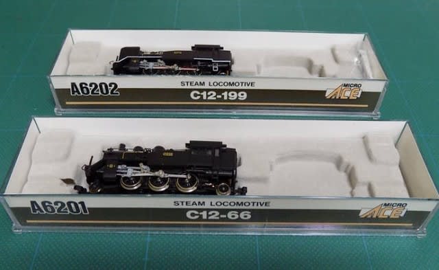 MICROACEのC形蒸気機関車-3 C10、C11、C12とC56を