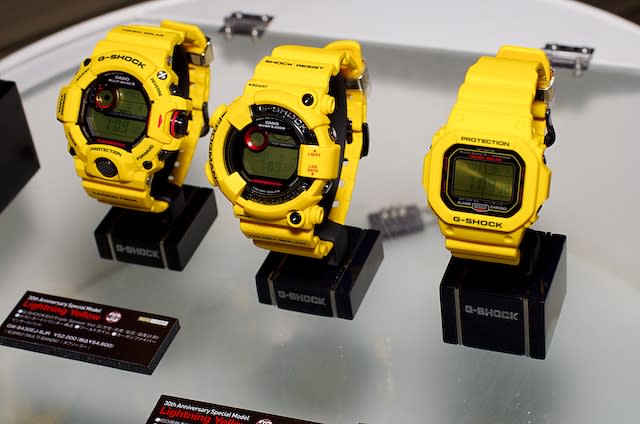 Lightning Yellow G-SHOCK 30周年記念モデル第4弾 黄色い稲妻