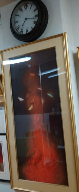 速水御舟』の代表作《炎舞》のリトグラフ(山種美術館:公認原画 速水御舟』の代表作《炎舞》のリトグラフ(山種美術館:公認原画
