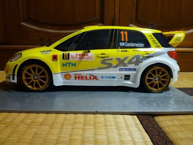 SUZUKI SX4 WRC タミヤ。 230210 - 趣味と仕事の融合。 SUZUKI SX4 WRC タミヤ。 230210 - 趣味と仕事の融合。
