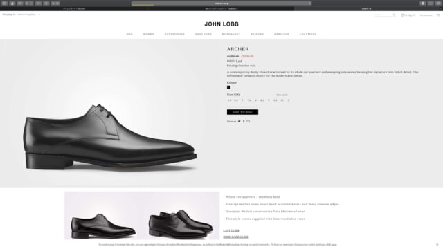 John lobb archer hot sale