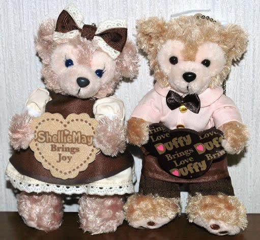 ダッフィー&シェリーメイ ぬいぐるみストラップ スウィート