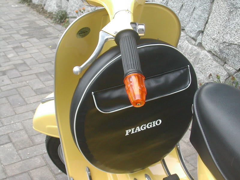 【期間限定送料無料】 Vespa 125ET3 スペアタイヤカバー - Vespa Garage MIKURIYA'S BLOG アクセサリー