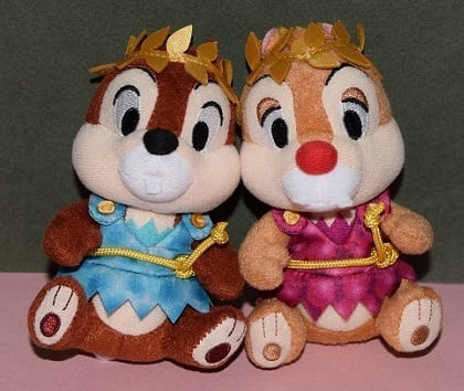 2796 (・´`(◇) チップとデール ぬいぐるみバッジ 2016年