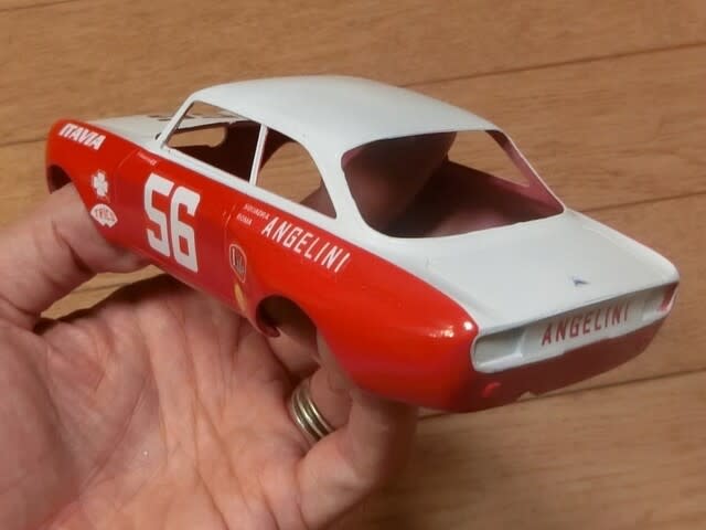 1/24グンゼ改造 アルファロメオ1750GTAm製作開始 - sportscar
