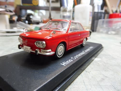 日野 コンテッサ1300クーペ - Studio_Rosso 1/43 自動車模型制作 日野 コンテッサ1300クーペ - Studio_Rosso 1/43 自動車模型制作