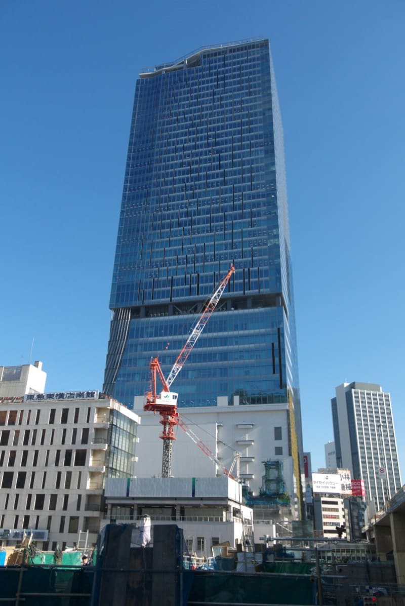 渋谷スクランブルスクエア東棟の進捗状況（建物外観） 2019