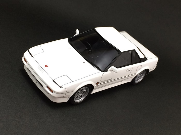 1/24 TOYOTA MR2 AW11（フジミ）完成 - Dig it ちゃぶ台カー