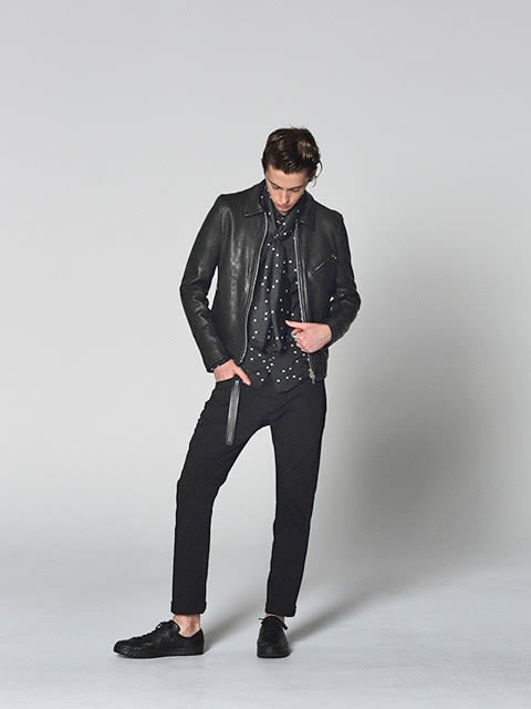 KAZUYUKI KUMAGAI 2018 SS / LEATHER ZIP-UP JACKET KAZUYUKI KUMAGAI 2018 SS / LEATHER ZIP-UP JACKET